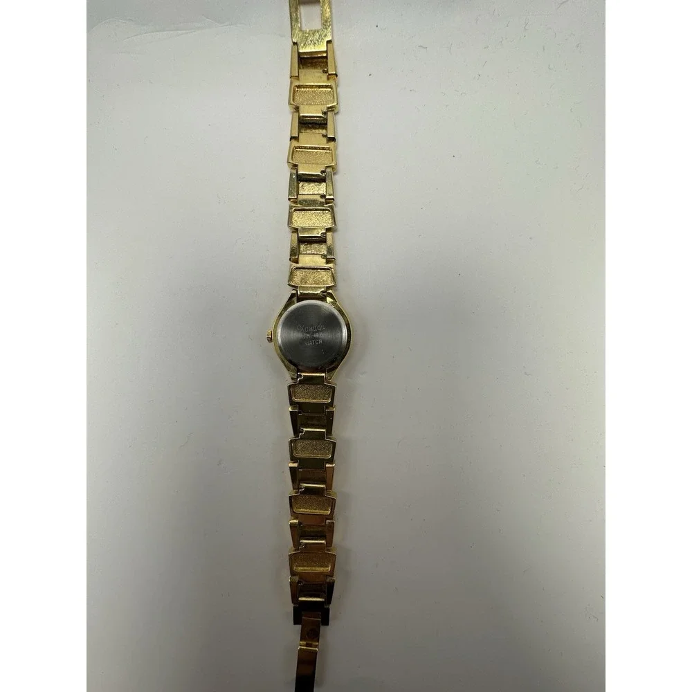 Xanadu Ladies Watch White Crystals New Battery 24MM 7.25